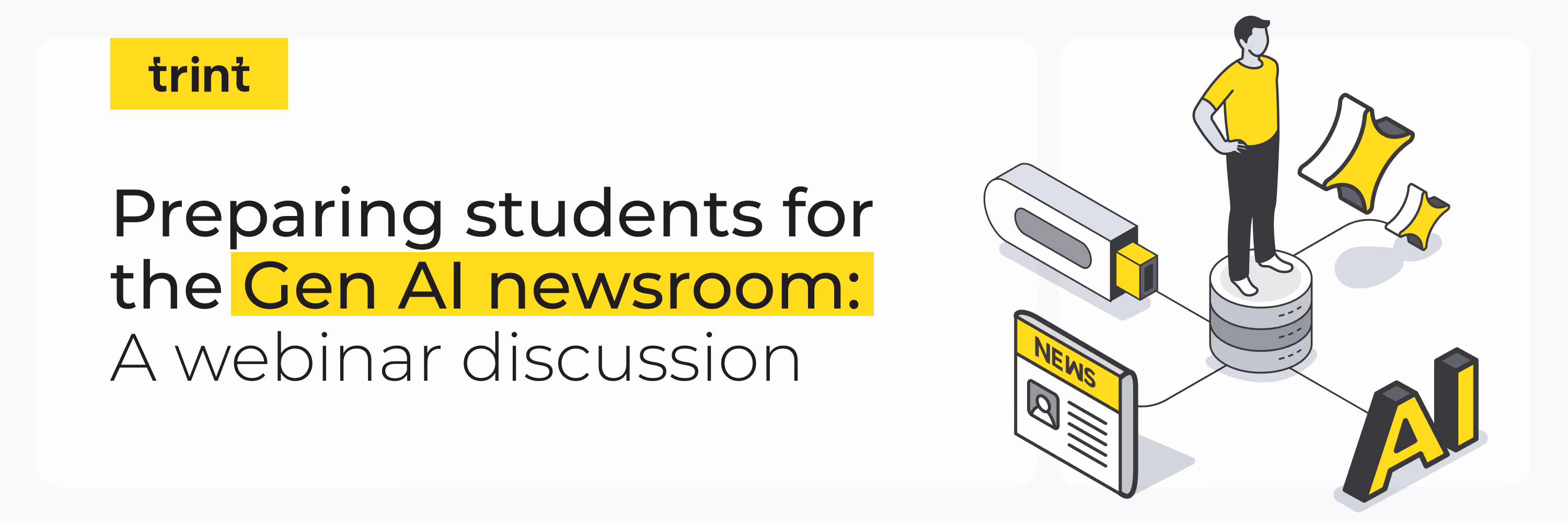 Preparing students for the Gen AI newsroom: A webinar discussion