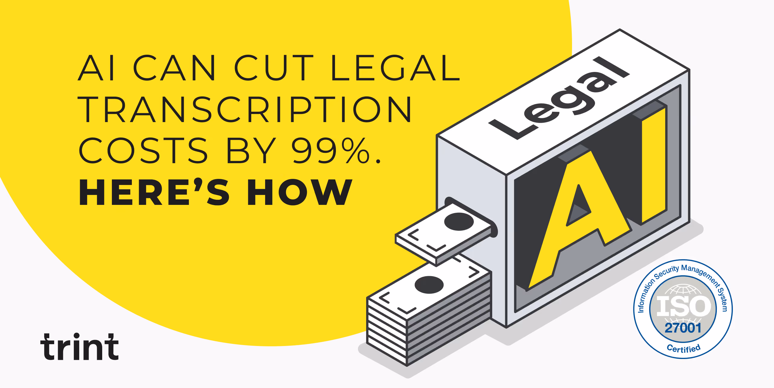 Cut thousands from your transcription budget and speed up your workflows with Trint. Learn why legal firms are making the switch today.