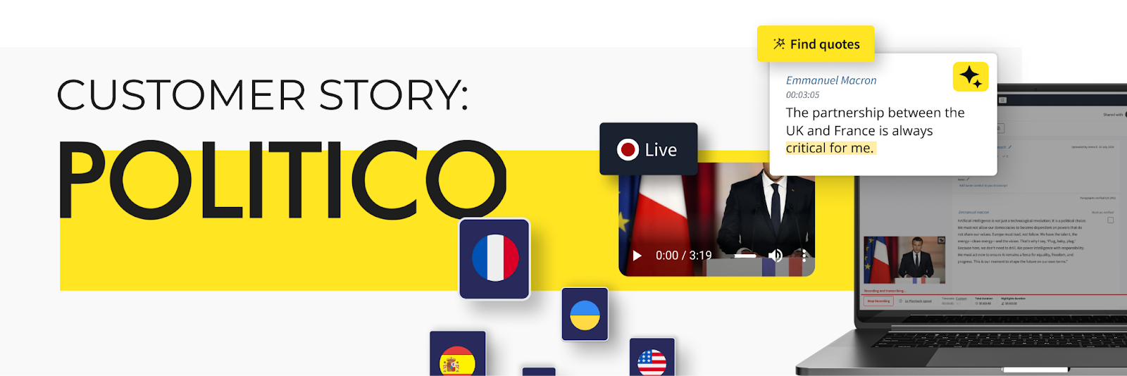 Trint Customer Story: Politico