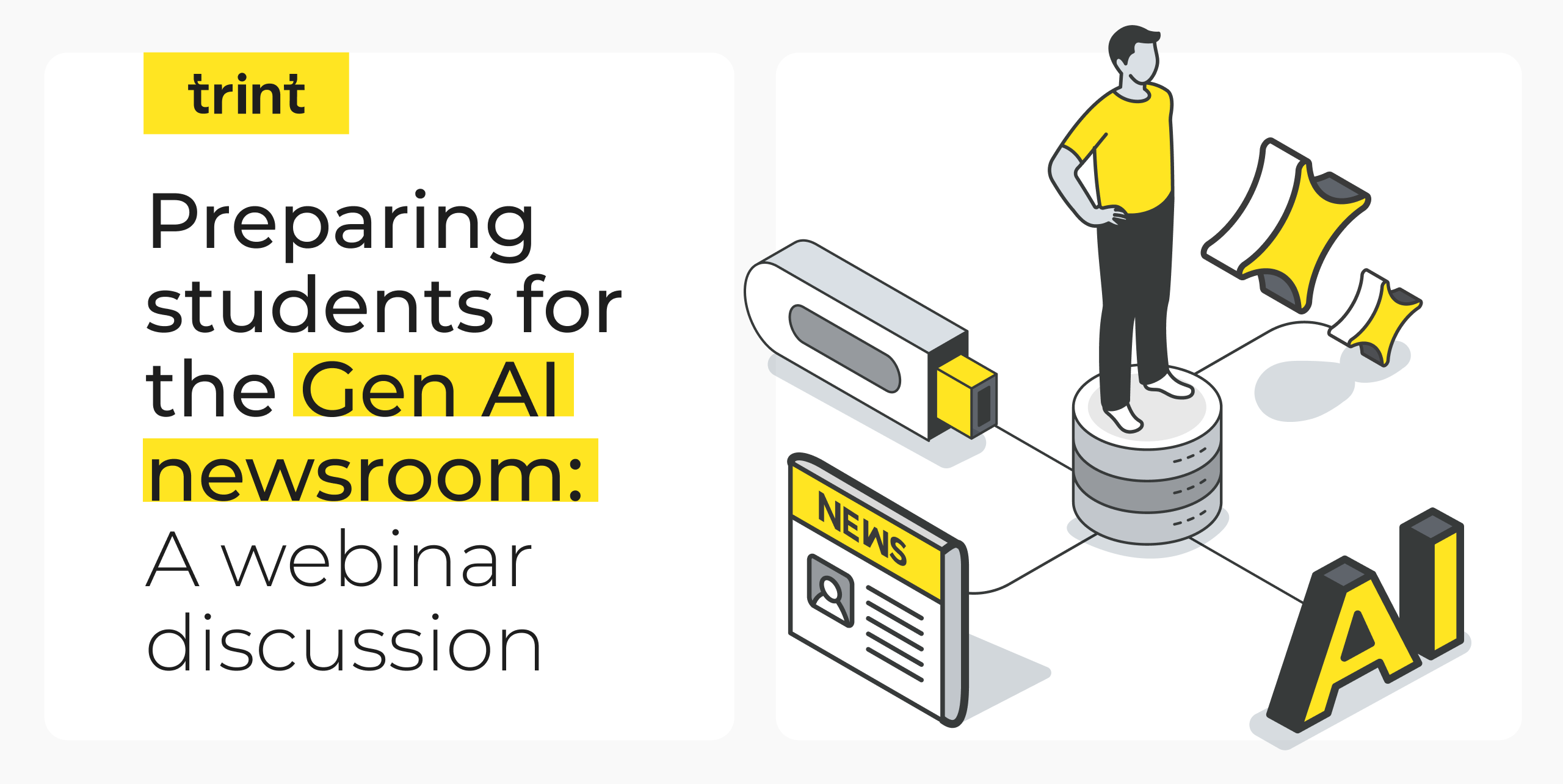 Learn about Trint’s webinar discussion with Rob Lang, Newsroom AI Editor at Thomson Reuters, and how his new role is changing the newsroom skillset for future journalists.