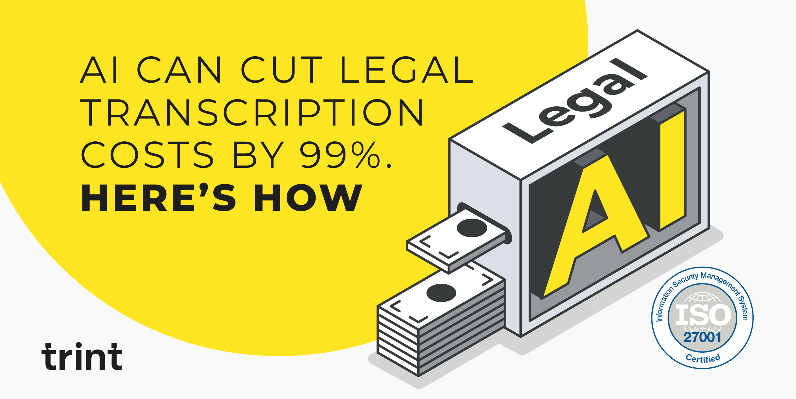 Cut thousands from your transcription budget and speed up your workflows with Trint. Learn why legal firms are making the switch today. 